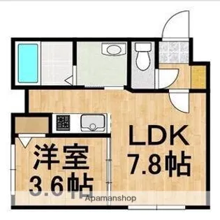 恵庭市相生町RCマンション【202号室】の間取り