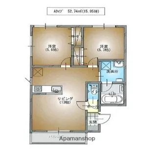 MAULOA【201号室】の間取り