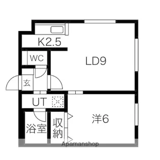 グラシアスⅡ【101号室】の間取り