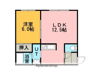 ハイツグリーンヒル【203号室】の間取り