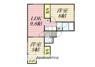 エクセルAハイツ【205号室】の間取り