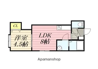 サンハイツ ルナ【101号室】の間取り