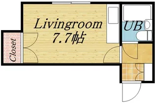ハイツプレジデント【302号室】の間取り