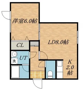 エルドラード新琴似【3階】の間取り