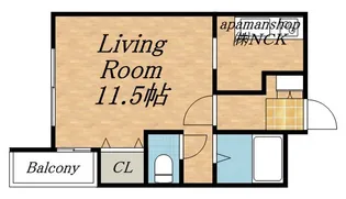 ノール琴似【1階】の間取り