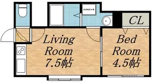 スペイシャス コンフォート24【2階】の間取り