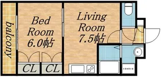 アルファ琴似【3階】の間取り