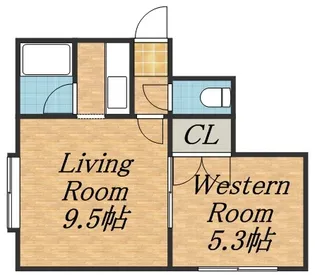 PERDONIA24【108号室】の間取り