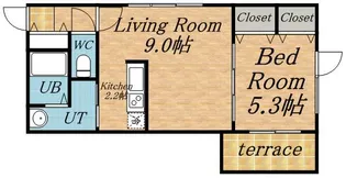 セルバテール琴似【4階】の間取り