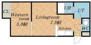 OMレジデンスN36【405号室】の間取り