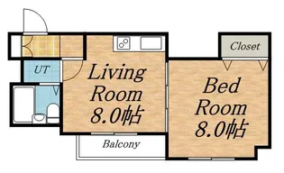 琴似Aコープマンション【708号室】の間取り