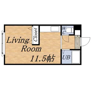 OMレジデンス琴似【2階】の間取り