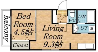 ディオグラシア琴似【305号室】の間取り