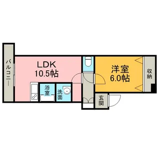 レジーナN20【802号室】の間取り