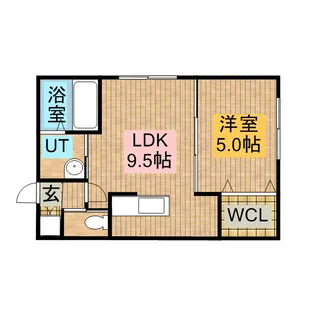 ソレイユ【3階】の間取り