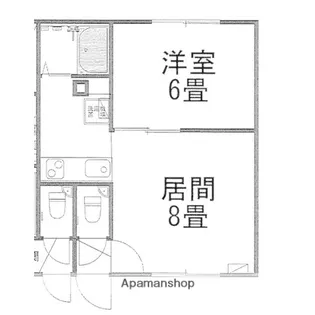 パレス秀高第6【103号室】の間取り