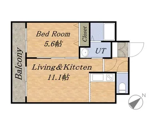 アンブローシア【3階】の間取り