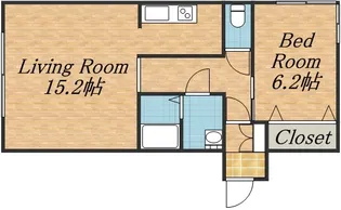 ルミナス琴似【3階】の間取り