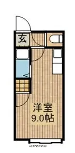 ハイライフ琴似【2階】の間取り