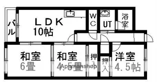 メゾンド西野【207号室】の間取り