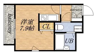 アストリア北大前【902号室】の間取り