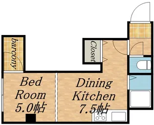 MAISON KAMUY KITAMARUYAMA【3階】の間取り