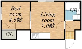 プチメゾン麻生【307号室】の間取り
