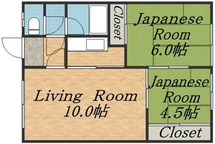 ハイム新川34【201号室】の間取り