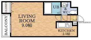 グランメール八軒東【3階】の間取り
