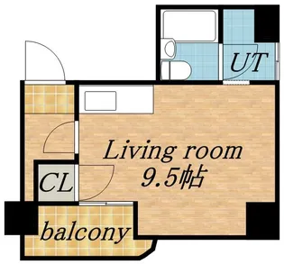 リナ・パートナーズ南2条【0805号室】の間取り