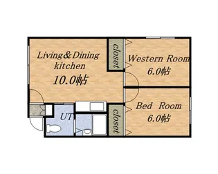 マンションPーBOX【4階】の間取り