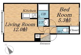 マリーハウス【2階】の間取り