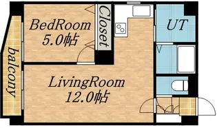レーヴフロレゾン【0502号室】の間取り