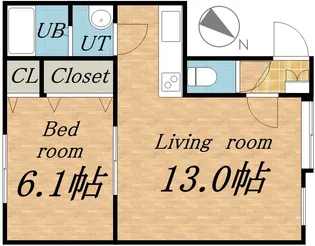 LOFTY811【2階】の間取り
