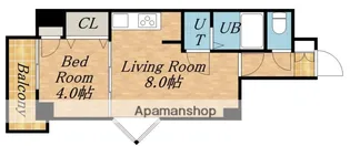 エスビーハイツ琴似【7階】の間取り