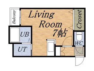 グランドール琴似【205号室】の間取り