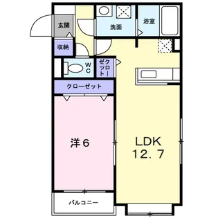 シャルマン・コリーヌ【3階】の間取り