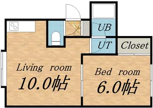 シャネル新琴似壱番館【205号室】の間取り