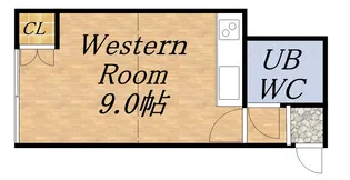 リバーサイド14【208号室】の間取り