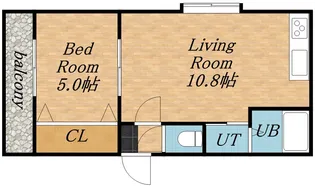 クリスタル北24条【1階】の間取り