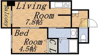 シュクル医大南【5階】の間取り