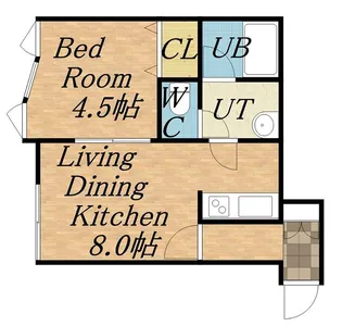 クナ・アルタ【1階】の間取り