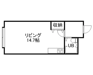 プレサント発寒ステーション【713号室】の間取り