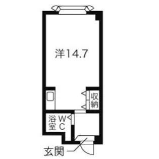 プレサント発寒ステーション【612号室】の間取り