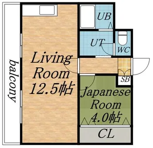 プレサント発寒ステーション【4階】の間取り