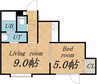 フォーレストヒル【3階】の間取り