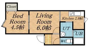 エミネンス宮の沢【303号室】の間取り