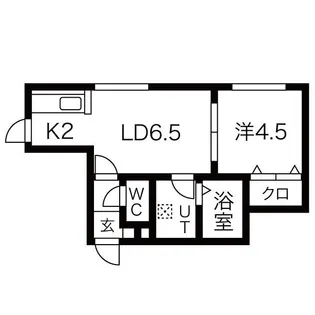 サンテラス手稲本町Ⅱ【103号室】の間取り