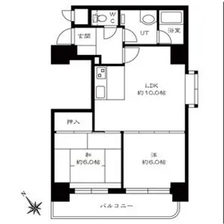 クリオ琴似弐番館【1階】の間取り