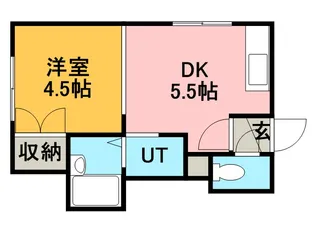 サンコート稲穂Ⅱ【103号室】の間取り